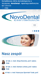 Mobile Screenshot of novodental.pl